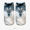 3D Digital Printing Design Animals High Quality Female Boat Socks Ankle Sock  - #10
