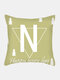 1 PC Short Plush Stylish Pattern Decoration In Bedroom Living Room Sofa Cushion Cover Throw Pillow Cover Pillowcase - #08