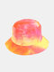 Colorful Graffiti Fisherman Hat Sunscreen Basin Hat - #02