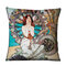 1 PC Pillow Case Linen Gallery Muxia Beautiful Girl Pillow Cushion Cover Throw Pillow Cover Home Car Supplies - #8