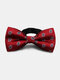 Men Dacron Dot Striped Cashew Flowers Pattern Jacquard Bowknot Formal Suit Banquet Bow Tie - #03