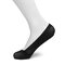 Women Invisible Antiskid Ice Silk Boat Socks Shallow Liner No Show Peep Low Cut Hosiery - Black