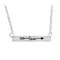 Creative Sweet Love Arrow Clavicle Necklaces Fashion Silver Rose Gold Necklaces Gift for Women - Silver