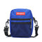 Women Nylon Outdoor Crossbody Bag Solid Leisure Shoulder Bag - Blue