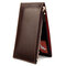 15 Card Slots Business 5.5 Inch Phone Bag Long Wallet For Men - Coffee