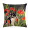 1 PC Cartoon Cat Pattern Cotton Linen Throw Pillow Cover Cushion Cover Seat Car Home Sofa Bed Decorative Pillowcase - #1