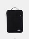 Men's And Women's Faux Fur IPad Laptop Bag 14 Inch 15.6 Inch Business And Leisure Notebook Laptop Liner Bag Conference Bag - Black