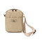 Nylon Multi-function Travel Crossbody Bag Solid Lightweight Shoulder Bag For Women - Khaki
