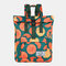 Women Waterproof Large Capacity Print Casual Backpack Drawstring pocket - #03