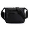 Men Oxford Multi-Pockets Casual Waterproof Crossbody Bag Shoulder Bag - Black