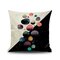 INS nórdico piña Cactus estilo geométrico funda de cojín de lino sofá para el hogar decoración artística fundas de almohada para asiento - #4