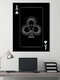 Poker Ace Pattern Canvas Painting Unframed Wall Art Canvas Living Room Home Decor - #07