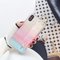 Women Gold Foil Marble Phone Case With Wrist Strap Bracket Back Cover Anti-fall For iPhone - 6