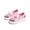 Girls Bling Stars Decor Slip On Comfy Lazy Flat Shoes - Pink