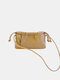 Women Acrylic Chain Folds Shoulder Bag Handbag Crossbody Bag - #01