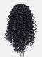 14 Inch Mid-Length Curly Ponytail With Clip Soft Fluffy Chemical Fiber Wig Piece - #01