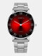 Jassy 16 Colors Stainless Steel Business Casual Roman Scale Color Gradient Quartz Watch - #05