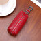 Men And Women Genuine Leather Car Key Holder Purse  - Red