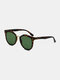 Unisex Fashion Casual Square Full Frame UV Protection Sunglasses - Tortoiseshell