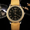 YAZOLE Women's Watches Diamond Gold Watches Luxury Quartz Leather Clock Watches for Women - 7