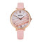Trendy Marmor Damen Quarz Watch Leder Taille Watch Simple Style PU Watch - 04