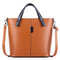 Vintage Women Faux Leather Bucket Bags Shoulder Bag Handbag Crossbody Bagss - Brown