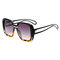 Unisex Retro Big Box New Sunglasses Contrast Color Sunglasses For Woman - #02
