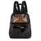 Backpack Female Day New Wave Wild Casual Jelly Bag Fashion Ladies Mini Travel Backpack - Black