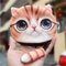 لطيف عملة محفظة هدية الإبداعية 3D القط القماش الكرتون حقيبة عملة  - #2