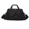 Men Business Casual Multi-Pocket Big Capacity Shoulder Portable Crossbody Bag Handbag   - Black