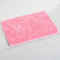 31x19'' Machine Washable Fluffy Area Rugs for Bedroom Chenille Soft Mat Bathroom Anti Slip Absorbent Carpet Door Mat Shaggy Floor Rug - Pink