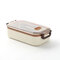 Durable Stainless Steel Seal Thermal Insulated Lunch Box Food Container Storage Box - Coffee