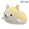 35/50/60cm Kawaii Short Plush Cartoon Shiba Inu Corgi Dog Hug Pillow Soft Cushion Christmas Gift - Yellow