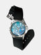 Повседневный цветной пейзаж с принтом для мужчин Watch Мрамор Шаблон Женское Кварц Watch - #05
