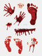Halloween Temporary Tattoo Sticker Party Atmosphere Props Horror Wound Scars Tattoo Transfer Paper - #18
