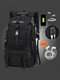 Men Outdoor Waterproof USB Charging Multi-pocket Travel Backpack - #05