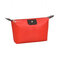 المرأة ماكياج حقيبة مستحضرات التجميل الضرورية عملة المنظم أكياس التخزين - أحمر