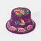 Embroidered Sun Hat Full Embroidered Ethnic Style Ladies Round Hat Full Hat Embroidered Hat - Purple1