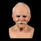 Halloween Rubber Old Man Máscara Realistic Scary Latex Máscara Horror Headgear adulto Cosplay Props - #02