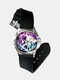 Casual colorido paisagem impresso masculino Watch mármore Padrão feminino quartzo Watch - #07