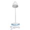 Concise Style Chargeable USB Desk Lamp Flexible Reading Light Decorative Table Lamp - White