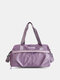 JOSEKO Women's Waterprrof Nylon Sports Fitness Tote Yoga Bag Travel Crossbody Bag - Purple