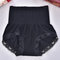 High Waist Abdomen Underwear Hip Postpartum Waist Bundle Pants - Black