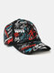 Men & Women Cotton Graffiti Pattern Hip-hop Style Fashion Personality Couple Hat Baseball Hat - #01