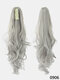 30 Colors Ponytail Hair Extension High Temperature Fiber Catch Clip Long Curly Straight Ponytail - #12