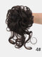 JASSY Women's High Temperature Silk Synthetic Curly Wig Elastic Hair Tie - #02