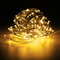 20M IP67 200 LED Copper Wire Fairy String Light for Christmas Party Decor with 12V 2A Adapter - Warm White