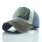 Men Washed Cotton Baseball Cap Outdoor Sunshade Adjustable Hats - #08