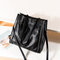 Women Vintage Large Capacity 13.3 Inch Laptop Bag Crossbody Bag Shoulder Bag Tote - Black