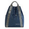 Women Waterproof Large Capacity Drawstring Travel Handbag Duffel Bag - Navy